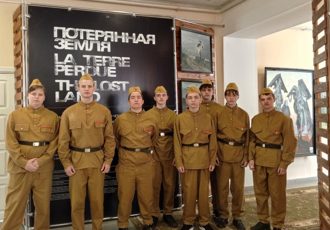 Отряд «Молодая гвардия» посетил ГУК «Брагинский исторический музей с картинной галереей»